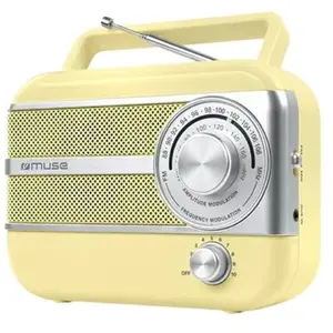 Comparateur de prix : MUSE Muse M-056 Sc Amarillo Vintage - Radio Portátil