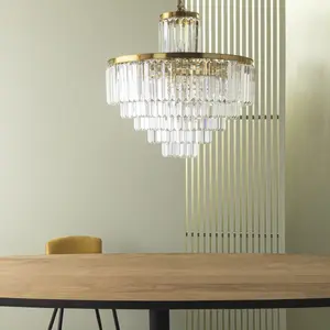 Signature - Lustre fulgurant 22 lampes doré OS pas cher