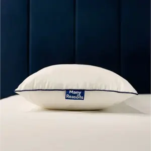 Many Reasons - Oreiller en coton Flex ajustable en hauteur et dureté blanc 50x70 cm