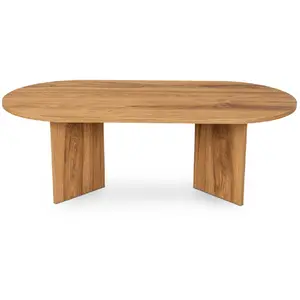 Comparateur de prix : CONCEPT USINE Table basse design ovale bois 120cm raav