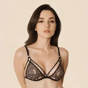 Soutien-gorge ouvert à dentelle Luna - S/MVendu parpassage-du-desir
