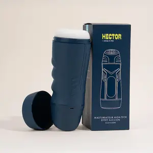 Masturbateur high-tech effet succion Hector - 8,5 cm pas cher
