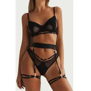 Ensemble 3 pièces harnais OhYeah - 44-46 pas cher