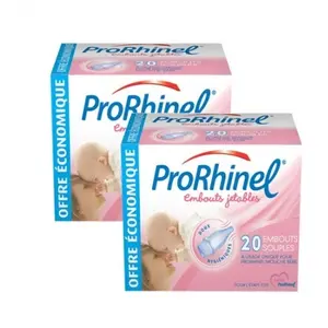 Comparateur de prix : ProRhinel Embouts Jetables Souples Lot de 2 x 20 unités