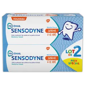 Comparateur de prix : Sensodyne Dentifrice Junior 2 x 50 ml