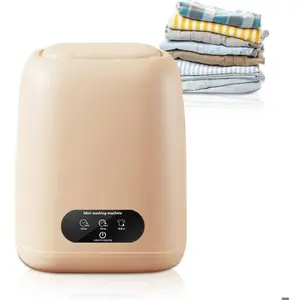 QVIIDBVB Mini Machine à Laver Pliante,Seau à Linge Portable 6.5L,Pour Vêtements De Bébé, Les Sous-vêtements Ou Les Petits ArticlesVendu parcdiscount