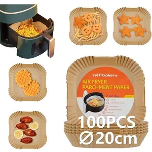 Accessoire Friteuse sans Huile 100 Pièces, Papier Cuisson pour Friteus...Vendu parcdiscount