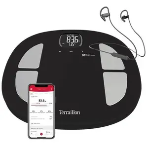 TERRAILLON Pèse-Personne impédencemetre Run et Fit bluethooth pas cher