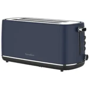 Comparateur de prix : Grille-pain - Terraillon - Long New Moon - 1550 W - 2 tranches - Bleu nuit