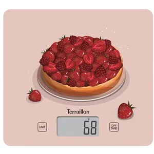 Terraillon - balance de cuisine 3 kg - t1040 dessert tarte aux fraises