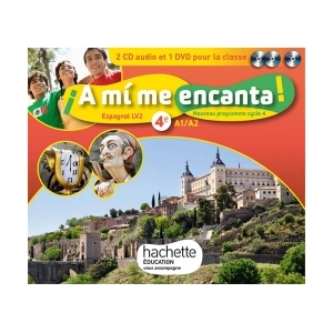 ISBN A mi me encanta espagnol cycle 4 / 4e LV2 - Coffret CD/DVD - éd. 2017Vendu parcultura-librairie