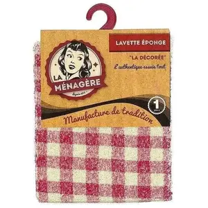 LAMPE DU PARFUMEUR Lavette éponge D: 32x40cm - coloris aléatoires pas cher