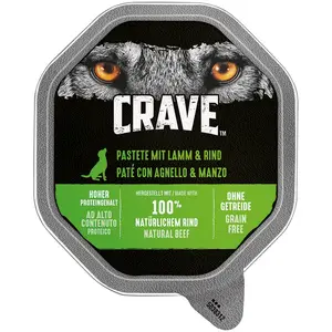 Comparateur de prix : 150g Crave Adult , agneau, boeuf - Pâtée pour chien