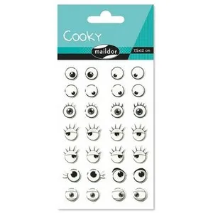 Maildor Stickers 3D Cooky YeuxVendu parscrapmalin