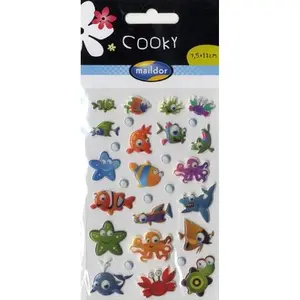 Maildor Gommettes à volumes - Animaux de la mer x 20Vendu parscrapmalin