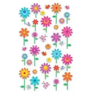 Maildor Sticker fantaisie Fleurs x 37 - 1 planche 7,5 x 12 cmVendu parscrapmalin