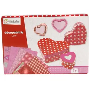 Comparateur de prix : Clairefontaine Boite créative Décopatch Avenue Mandarine Kit Amour