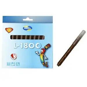 Maildor Pochettes 12 feutres - L1800 - Marron pas cher