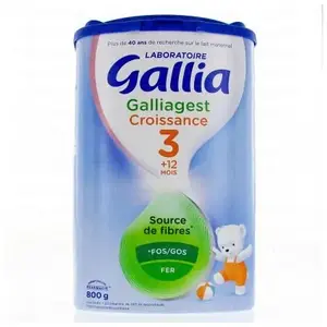 Comparateur de prix : Gallia - Galliagest Premium 3 Croissance Lait En Poudre 12 Mois-3 Ans 800g Gallia