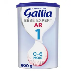 Comparateur de prix : Gallia bébé expert 1 ar lait 0-6 mois anti-régurgitations 800gr