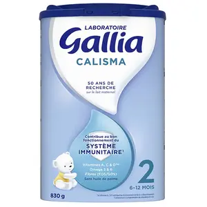 Comparateur de prix : GALLIA Calisma 2eme age de 6 a 12 mois - La boite de 830g