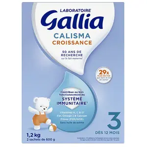 Comparateur de prix : Gallia Calisma Croissance Lait 3ème Age 1,2Kg