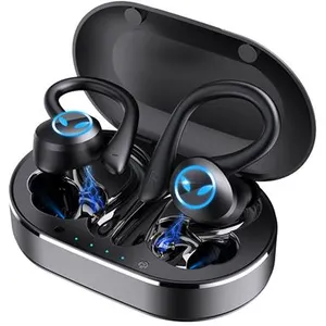 Comparateur de prix : Ecouteurs sans fil Bluetooth Q25 Noir avec crochets d'oreille pour la ...