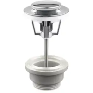 Bonde lavabo clic-clac 2 parties avec clapet non recouvrant chromé D. ...Vendu parcastorama