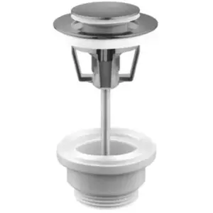 Bonde lavabo clic-clac 2 parties avec clapet non recouvrant graphite m...Vendu parcastorama