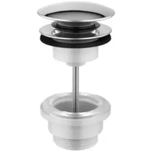 Bonde lavabo clic-clac 2 parties avec clapet recouvrant chromé D. 63 m...Vendu parcastorama