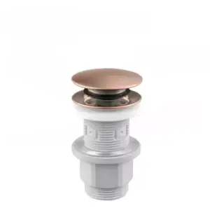 Bonde lavabo universelle clic-clac cuivre titanium - Edouard RousseauVendu parcastorama