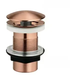 Bonde lavabo à écoulement libre cuivre titanium H. 75 mm - Edouard Rou...Vendu parcastorama