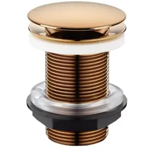 Comparateur de prix : ROUSSEAU Bonde lavabo laiton NF à écoulement libre rose gold