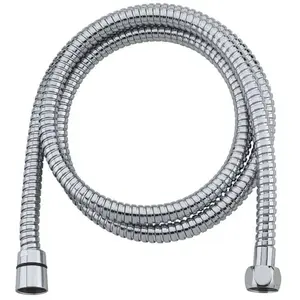 Comparateur de prix : Rousseau flexible de douche 1,5m nf double agrafage en inox chromé