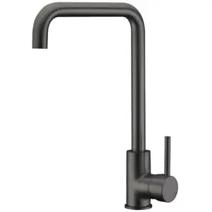 Comparateur de prix : ROUSSEAU Robinet mitigeur de cuisine Kiloo - Sans douchette - Gris graphite