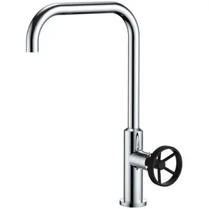 Mitigeur évier industriel Chrome - Bec mobile - ROUSSEAU