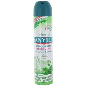 SANYTOL Desodorisant air et surface - 300 ml pas cher