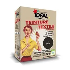 Ideal Teinture textile noir Tout en un - 350 g pas cher
