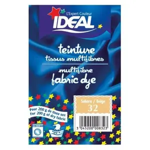 Ideal Ideal teinture tissus multifibres fabric dye SAC/15G SAHAR.32 pas cher