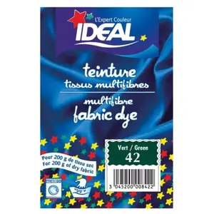 Ideal Teinture pour tissu multifibres - 15 g - vert pas cher