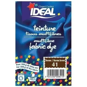 Comparateur de prix : Ideal Ideal teinture tissus multifibres fabric dye SAC/15G HAVAN.41