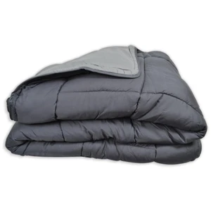 HOME MAISON Toison d?or Couette chaude bicolore COCOON  acier/argentVendu parconforama