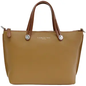 Lamarthe - Sac à main en Cuir Fidèle camel - 36x24x10.5 cm T.U