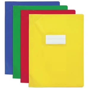 Oxford Elba Protège-cahier en PVC - 17 x 22 cm - 1 pcs, couleur alétoire pas cher