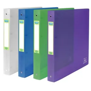 Elba Classeur Oxford 2nd Life A4+ D40 4 Annx Pp Translucide Ass. pas cher