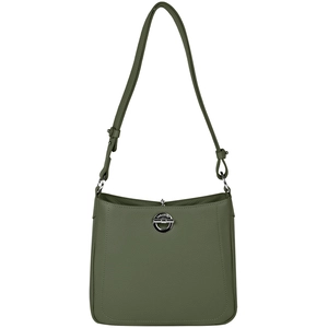 Lamarthe - Sac bandoulière en Cuir Paris eucalyptus - 24.5x23x8 cm T.U pas cher