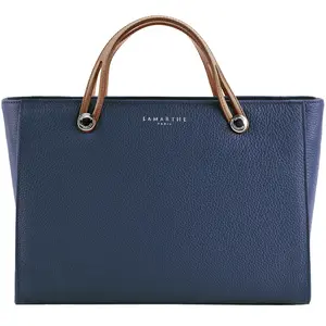 Sac porté main - LAMARTHE - FIDELE IF107 - Cuir de vachette - Marine - Femme
