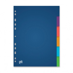 Intercalaires neutres polypro color life A4xl - 6 positions - ELBA - Couleurs assortiesVendu paramazon