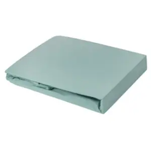 Drap housse en jersey extensible JERSYLOR Bleu baltique pas cher