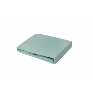 Toison d?or Drap housse en jersey extensible JERSYLOR Bleu baltique pas cher